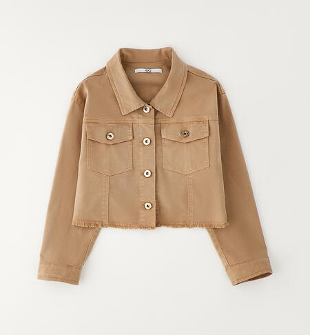 Giacchetto iDO per ragazza MARRONE