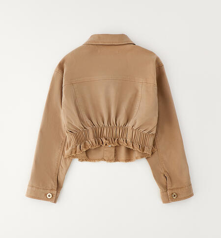 Giacchetto iDO per ragazza NOCCIOLA-0937