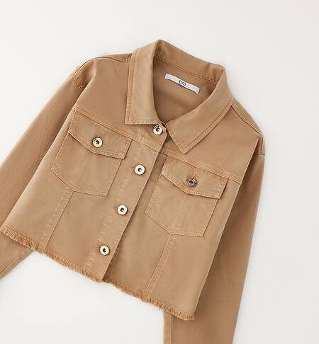 Giacchetto iDO per ragazza NOCCIOLA-0937