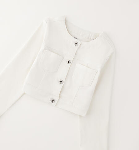 Giacchetto per ragazza iDO BIANCO-0113