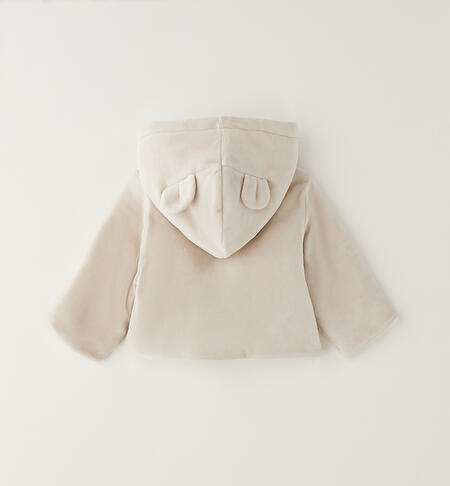 Reversible jacket for newborns ECRU'-0164