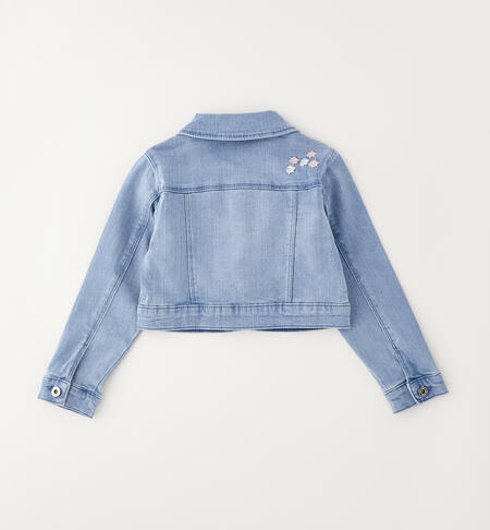 Giacchino jeans per bambina LAVATO CHIARISSIMO-7300