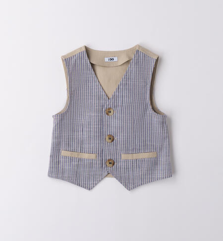 UNPADDED WAISTCOAT  NAVY-3854