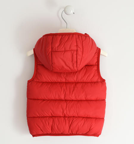 Boy vest with hood from 9 month to 8 years iDO ROSSO-2253
