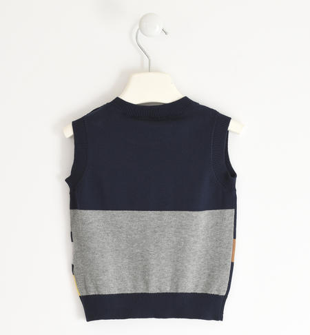 Tricot boy¿s vest from 9 months to 8 years iDO NAVY-3885
