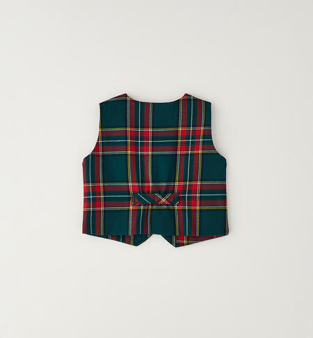 Elegant children's vest GREEN-4743