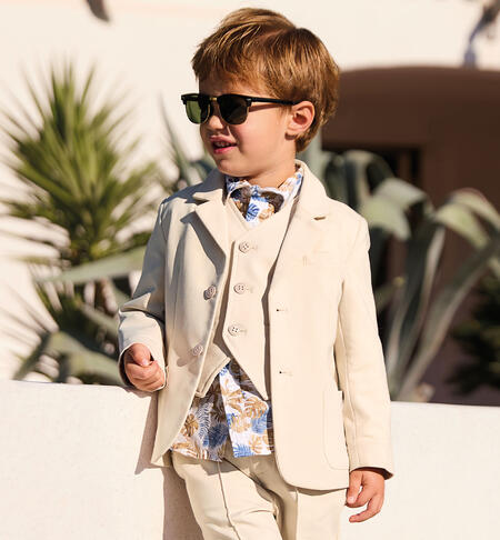 Gilet cerimonia bambino ECRU'-0432