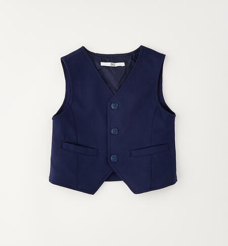 Gilet cerimonia bambino BLU