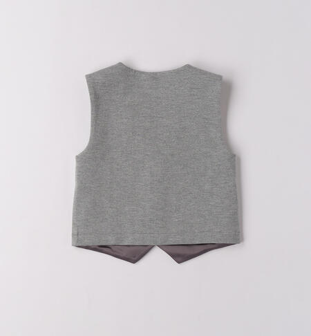 Gilet da ragazza GRIGIO MELANGE-8970