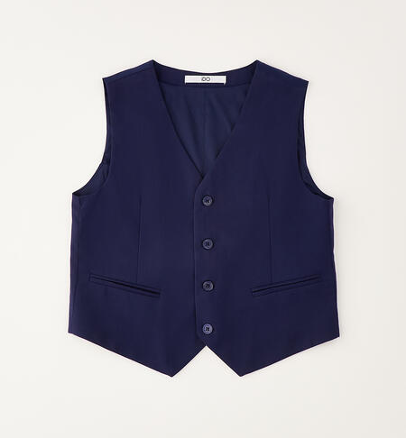 Gilet da ragazzo elegante BLU