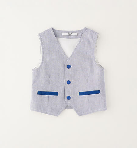 Gilet elegante bambino BLU