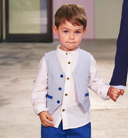 Gilet elegante bambino BLU