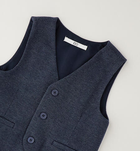 Gilet elegante bambino NAVY-3885