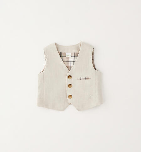 Gilet elegante per neonato BEIGE-0172