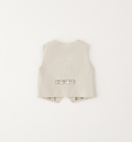 Gilet elegante per neonato BEIGE-0172