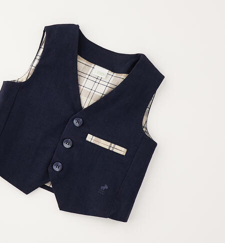 Gilet elegante per neonato NAVY-3885