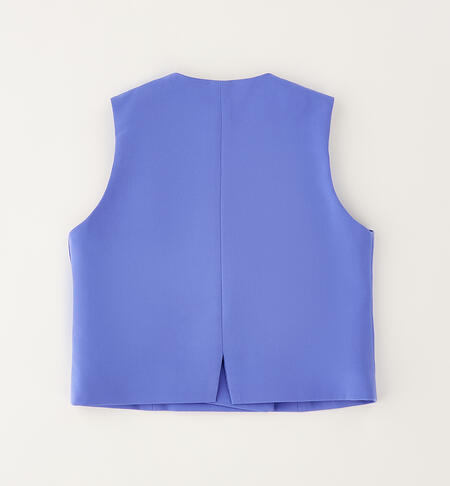 Gilet elegante ragazza BLUE-3527