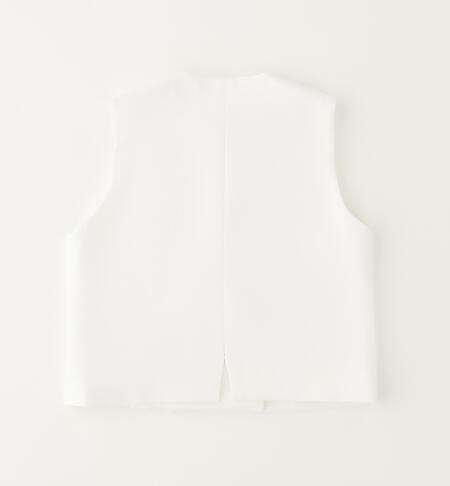 Gilet elegante ragazza PANNA-0112