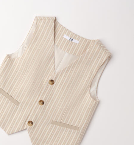 Gilet elegante ragazzo BEIGE