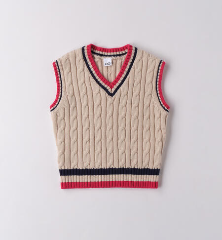 Gilet per bambina PANNA