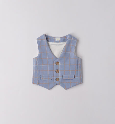 Gilet per neonato AZZURRO-3814