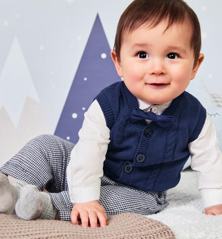 Gilet per neonato BLU