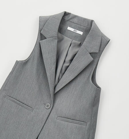 iDO girls' vest GRIGIO MELANGE-8970