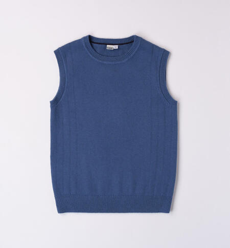 iDO ribbed knit tank top for boys from 8 to 16 years AVION-3654