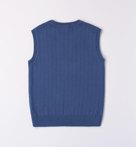 iDO ribbed knit tank top for boys from 8 to 16 years AVION-3654