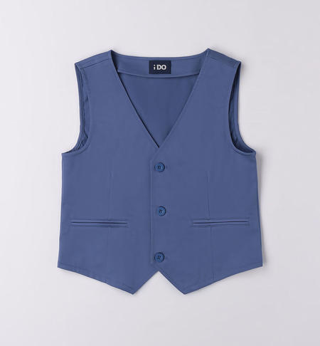 Gilet ragazzo in satin da 8 a 16 anni iDO AVION-3644