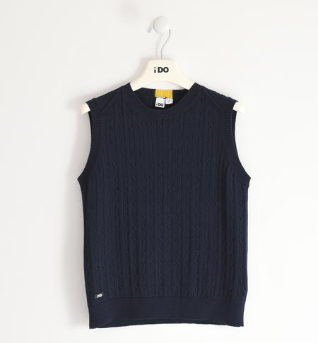 Boy¿s tricot vest  from 8 to 16 years by iDO NAVY-3885