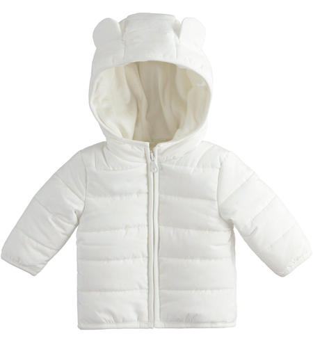 Baby jacket with hood from 1 to 24 months iDO PANNA-BEIGE-6UC5