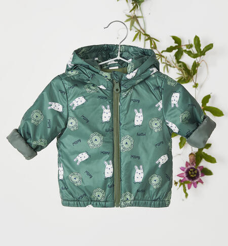 Boys' 100-gram jacket VERDE-VERDE-6ABA