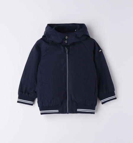 iDO windproof jacket with hood for boys from 9 months to 8 years NAVY-3854