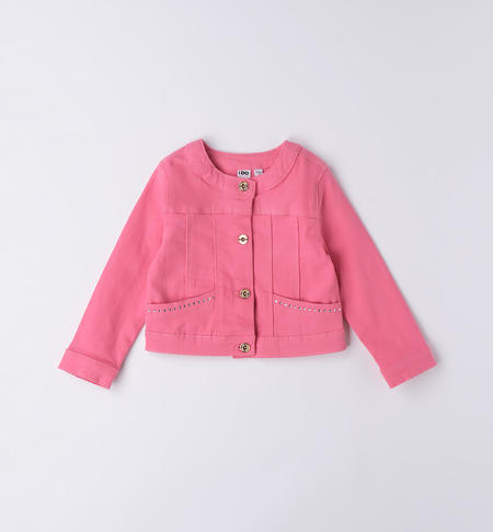 iDO jacket with rhinestones for girls from 9 months to 8 years ROSA-2424