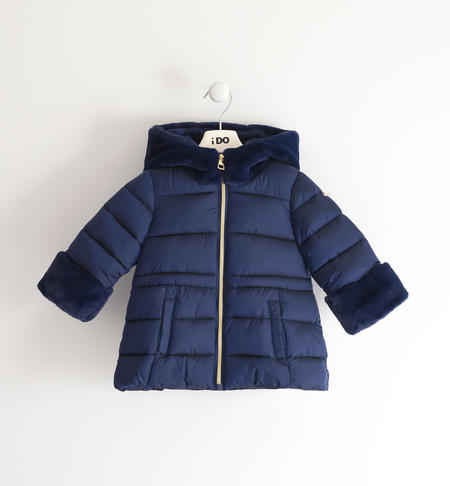 Winter jacket for girls from 9 months to 8 years iDO NAVY-3854
