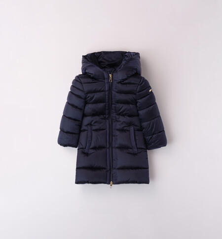 iDO girls' winter jacket with hood aged 9 months to 8 years NAVY-3854