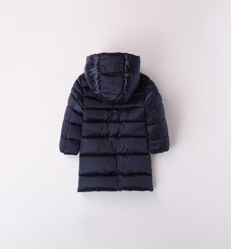 iDO girls' winter jacket with hood aged 9 months to 8 years NAVY-3854