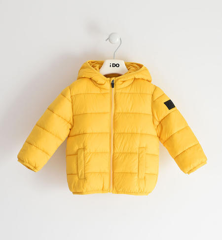 200 grams down jacket for boys from 9 months to 8 years iDO GIALLO-1614