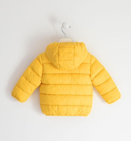 200 grams down jacket for boys from 9 months to 8 years iDO GIALLO-1614
