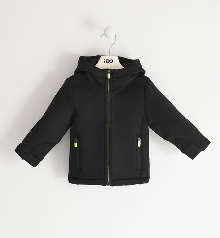 Jacket with hood for boys from 9 months to 8 years  iDO NERO-0658