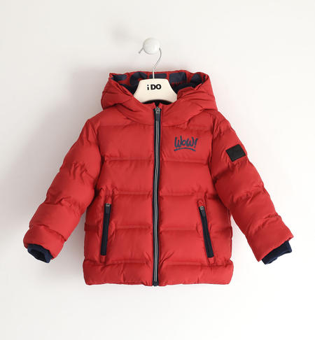 Giubbotto bambino con cappuccio - da 9 mesi a 8 anni iDO ROSSO-2253