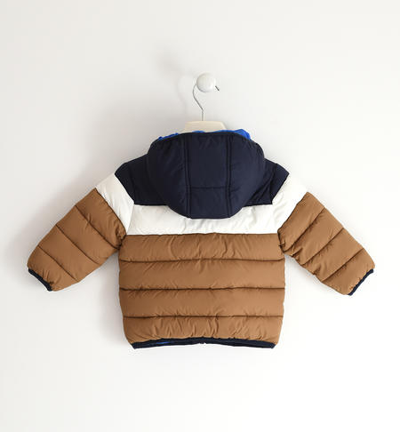 Winter jacket for boys from 9 months to 8 years iDO DARK BEIGE-0818