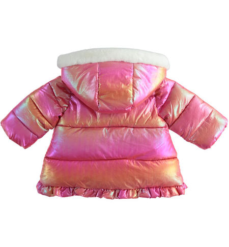 Girl¿s jacket with hood from 1 to 24 months iDO ROSSO-2354