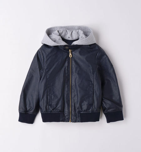 iDO biker jacket for boys from 9 months to 8 years NAVY-3854
