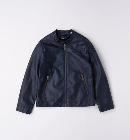 Boy's biker jacket BLUE