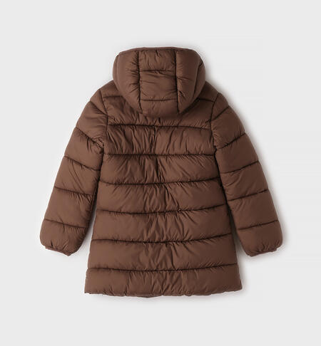 Giubbotto iDO ragazza MARRONE SCURO-0871