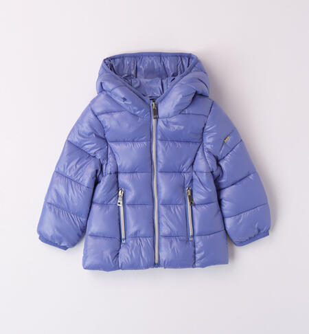 iDO down jacket for girls from 9 months to 8 years BLUE-3527