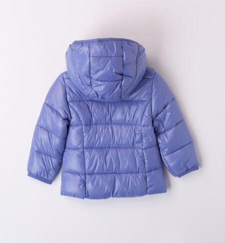 iDO down jacket for girls from 9 months to 8 years BLUE-3527