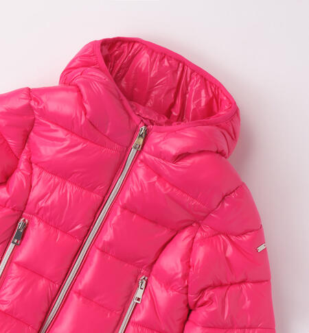 iDO down jacket for girls from 9 months to 8 years FUXIA-2355